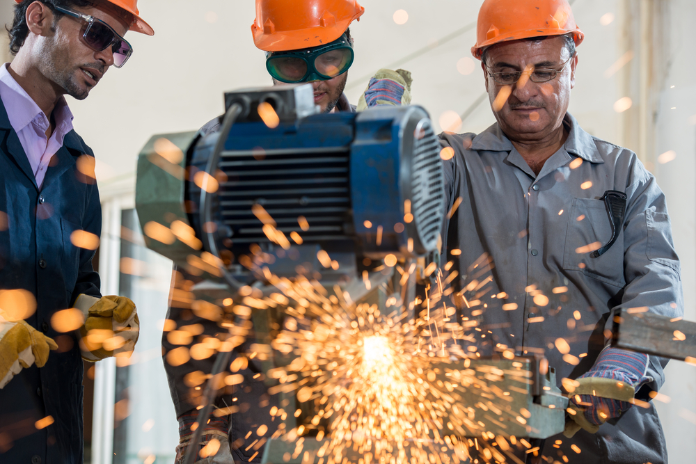 Manufacturing Welder in Mexico working on day shift