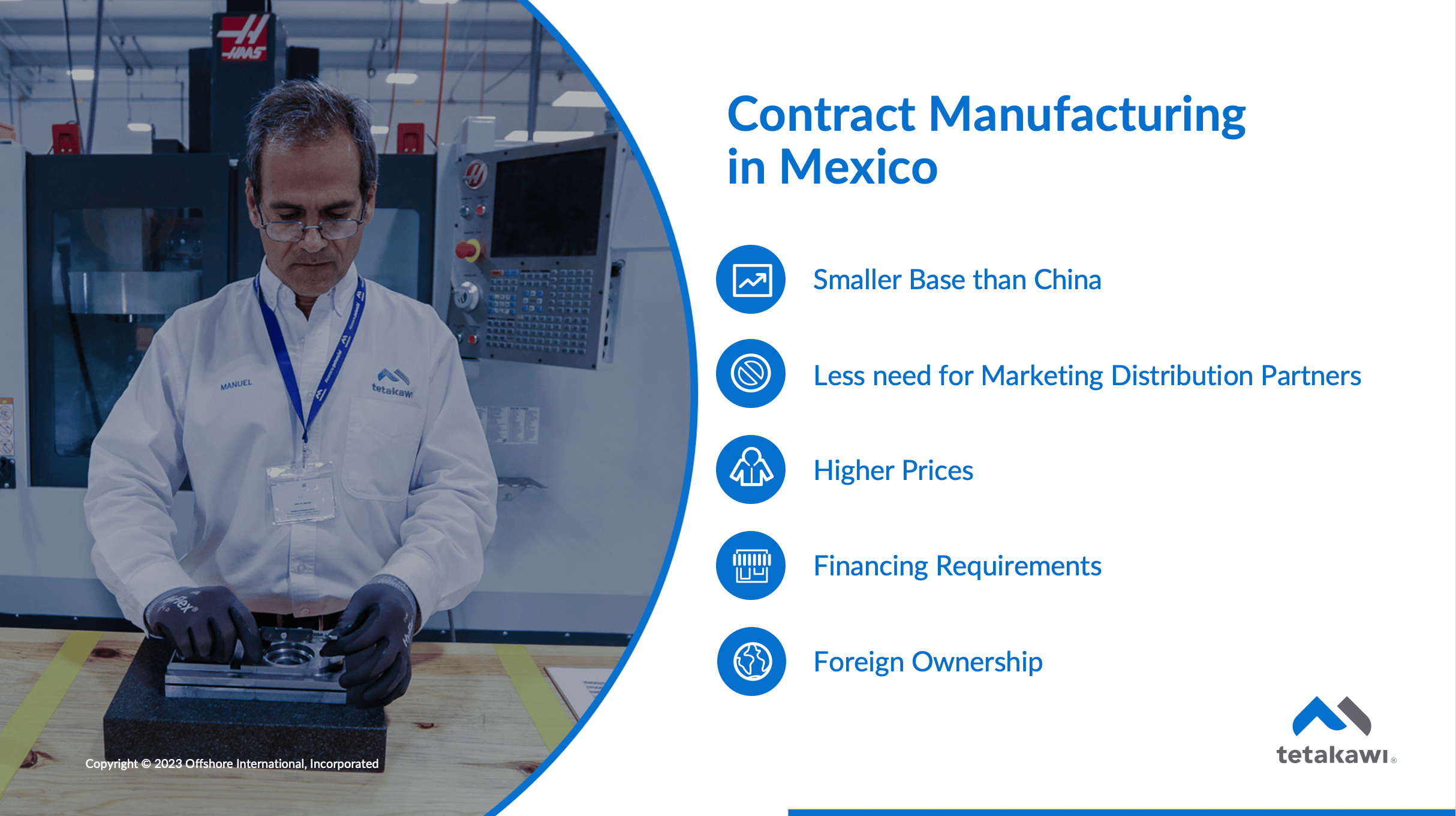 Pros and Cons of Contract Manufacturing as a way to manufacture in Mexico
